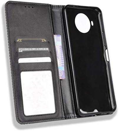 Калъф HualuBro за Nokia 8.3, устойчив на удари чанта-портфейл от изкуствена кожа в ретро стил, Панти калъф-книжка с отделения за карти и магнитна закопчалка за телефон Nokia 8.3