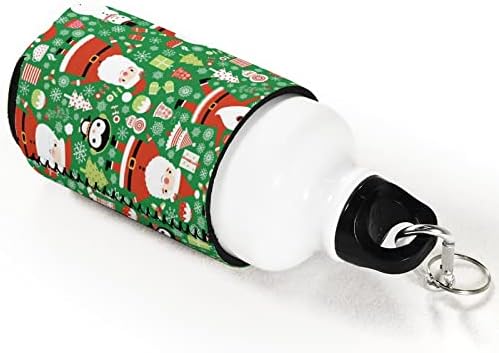 Ръкави-охладители за консерви и Бутилки, Изолатори с Коледните Фигура на Дядо Коледа, Еластичен PVC, за многократна
