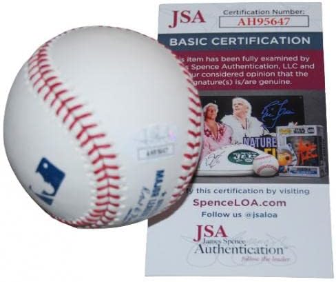 Подписан от КЕВИН АЛКАНТАРА (ЧИКАГО КЪБС) е най-Добрата перспектива OML baseball JSA COA AH95647 - Бейзболни