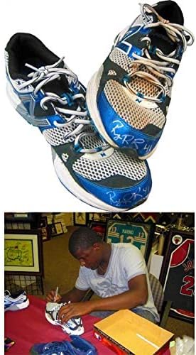 Гумени обувки Ivan De La Rosa с автограф за игра на Поляната - Употребявани футболни Обувки, MLB с автограф за игри
