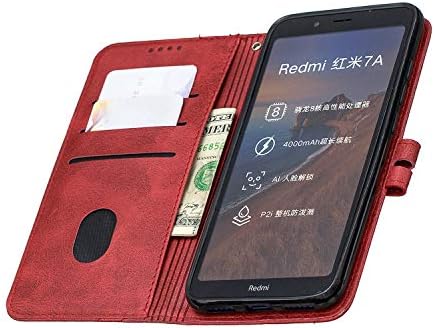 Калъф OOPKINS за Xiaomi Redmi 9A, Калъф-за Награда, Луксозен Двоен Калъф-портфейл от телешка кожа с магнитни