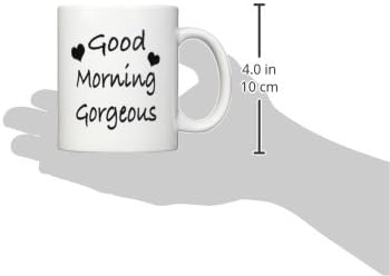 3dRose mug_171885_1 Красива Керамична чаша Good Morning, 11 Грама