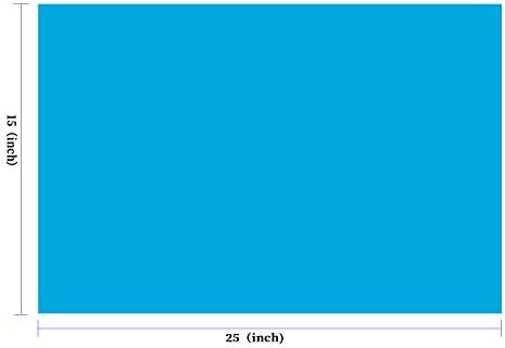 Амалонг един Нов, Чист Синьо и черно за Фон на Аквариума Фоново украса 25 x 15 (инча)