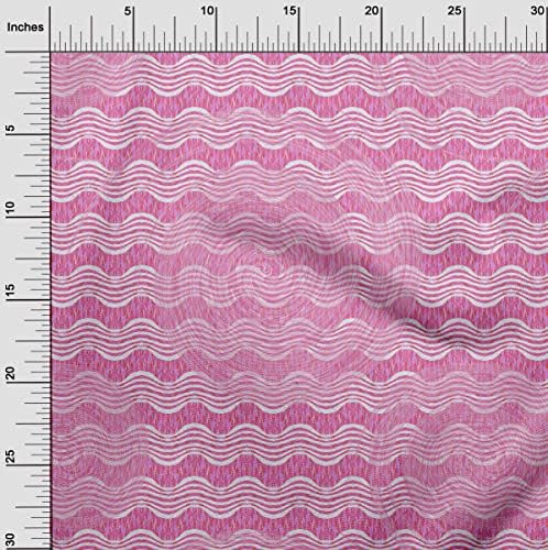 oneOone вискозный трикотаж розова кърпа на ивици, както и вълнообразна за капитониране на плат, плат за дрехи