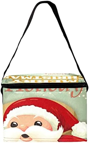 Чанта за обяд GUEROTKR за Мъже, Изолиран Обяд-Бокс, Кутия за Обяд за Възрастен, Коледен модел на Дядо Коледа