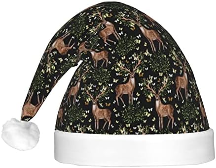 Коледната шапка във формата на пеперуда-елен с led подсветка, новост, шапки на Дядо Коледа за възрастни, украса