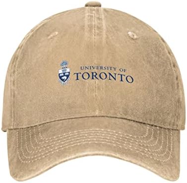 Каубойски Шапки с Логото на Lujzwop University of Toronto За Възрастни с Регулируема Измиване, Мъжки и Дамски