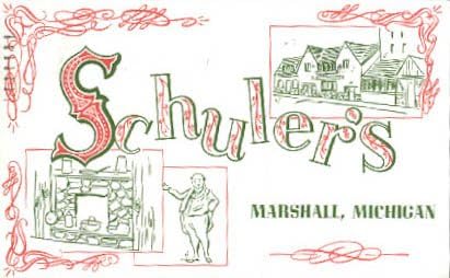 Пощенска картичка от Маршал, Мичиган