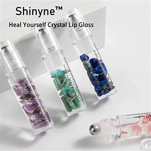 Hoddl Shinyne Natural Crystal Хидратиращ Гланц за устни Lush, Придающий Устните Обем, Блясък за устни Shinyne