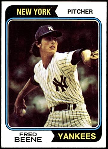 1974 Topps # 274 Фред Бийн Ню Йорк Янкис (Бейзболна картичка) EX/MT йорк Янкис