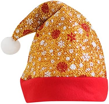 iOPQO Не Вълнен женски Традиционен Празничен Костюм в Клетката на Коледа, Червената Шапчица Дядо-Мраз, 100 Вълна (Жълт, Един размер)