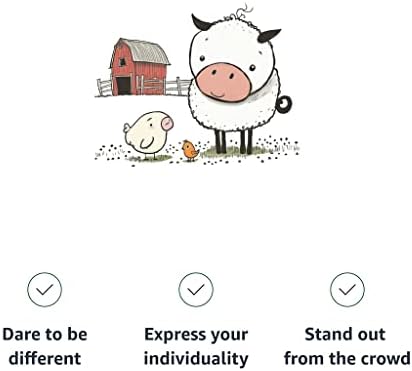 Hoody с качулка за деца с животните във фермата - Сладко Забавно Hoody с Качулка Отвътре с Гъба - Илюстрация
